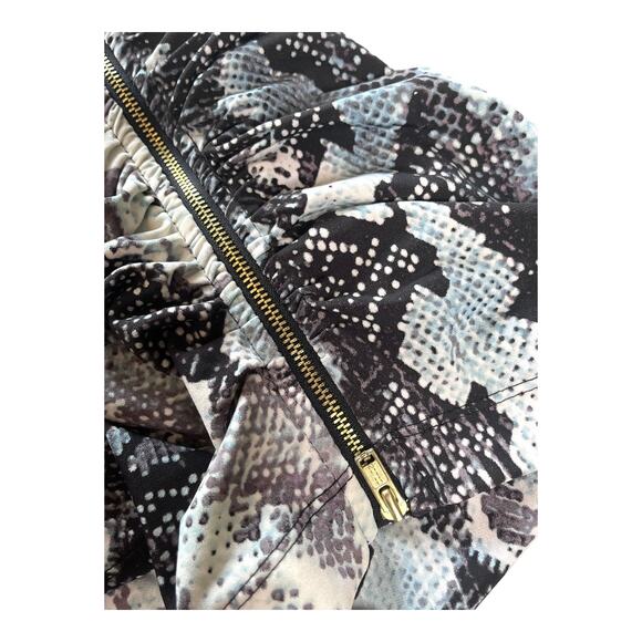 JENNIFER Lopez JLO Plus Midi DRESS 1X Women's Snakeskin Print Side Zip Mob Wife - Picture 3 of 8